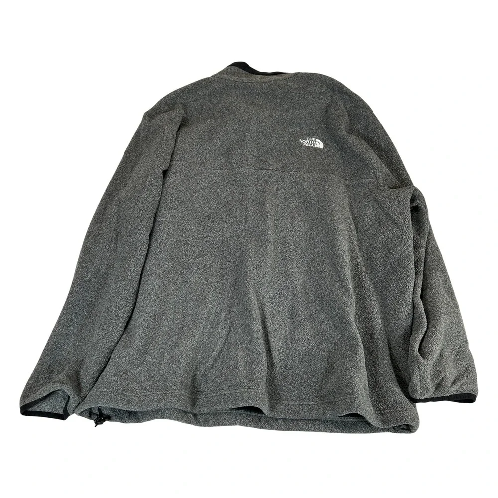 The North Face Mens XXL Heather Grey 1/4 Zip Fleece Pullover NF0A5EJMKS7 F20